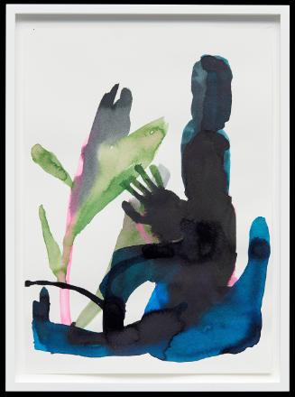 Animal Bones Touching Leaf