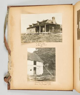 [Old homes] Page 4 of Quebec I; from collection of Canadian albums compiled by Edith S. Watson, 1890s-1930s