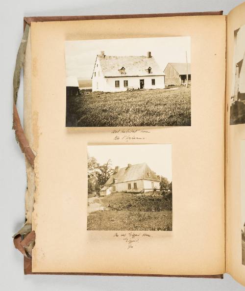 [Old habitant homes] Page 2 of Quebec I; from collection of Canadian albums compiled by Edith S. Watson, 1890s-1930s