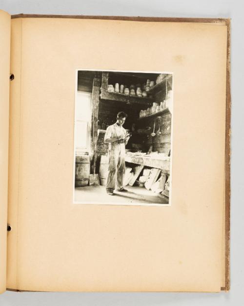 [In the workshop] Page 51 of Quebec II; from collection of Canadian albums compiled by Edith S. Watson, 1890s-1930s
