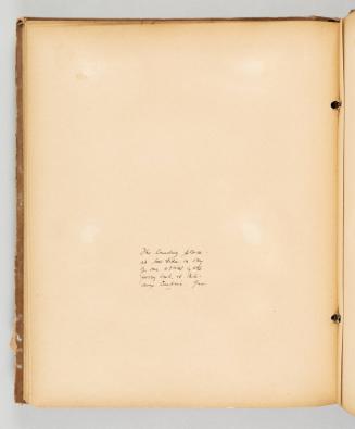 The landing place at low tide on day of our arrival by the ferry boat, at Isle aux Coudres, Que. Page 38 of Quebec II; from collection of Canadian albums compiled by Edith S. Watson, 1890s-1930s
