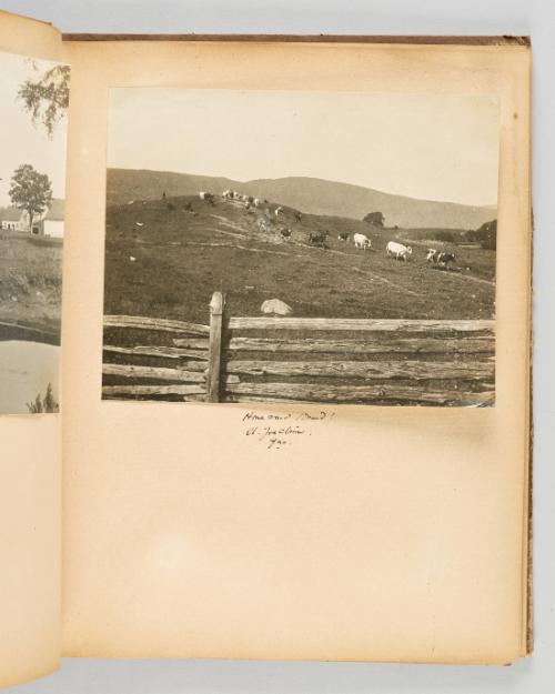 Homeward Bound! St. Joachim, Que. Page 9 of Quebec II; from collection of Canadian albums compiled by Edith S. Watson, 1890s-1930s
