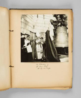 The Blessing of Ste. Anne's Bell, Ste. Anne de Beaupré. Page 49 of Ste Anne de Beaupré; from collection of Canadian albums compiled by Edith S. Watson, 1890s-1930s