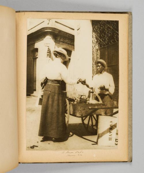 A lemon vendor, Havana, Cuba [Page 39 of Victoria Hayward album]