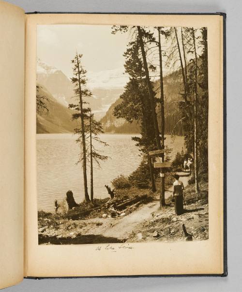 At Lake Louise [Page 35 of Happy Voyages with Queenie album]