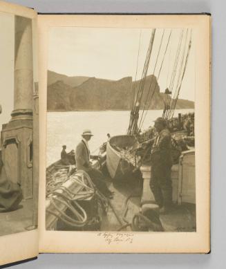 A happy voyage, in Percé. P.Q. [Page 9 of Happy Voyages with Queenie album]