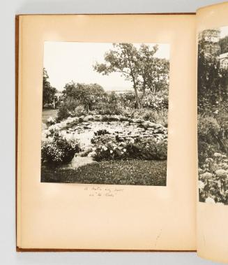 A water lily pool at "The Rocks" [Page 34 of Victoria, BC album]