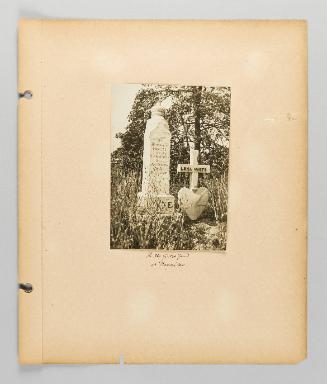 In the graveyard at Nanaimo [Page 25 of Alert Bay, Queen Charlotte Islands, and Victoria, B.C. album]