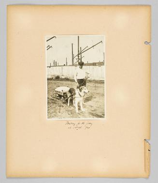 Waiting for the ferry at Sorel, Que. [Page 28 of Children album]