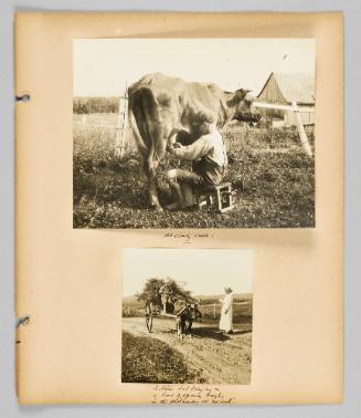 [Children doing chores] [Page 27 of Children album]