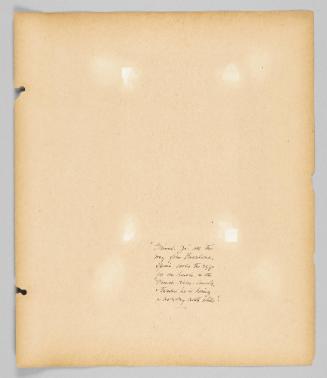 "Grimel Jr."all the way from Barcelona, Spain, cooks the eggs for our lunch in the French river, Canada + thinks he is having a holiday worth while. [Page 11 of Children album]