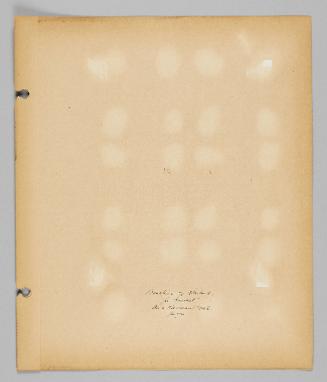 Bunching up rhubarb for market. On a Kildonan truck farm. [Page 23 of New Canadians album]