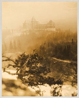 "A castle in the air"! Banff Spring Hotel as seen from the river