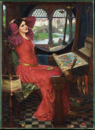 " 'I am half sick of shadows,'  said The Lady of Shalott" (Alfred, Lord Tennyson, The Lady of Shalott, Part II)