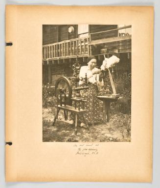 An old hand at the flax spinning, Brilliant B.C [Page 25 of The Doukhobors II album]