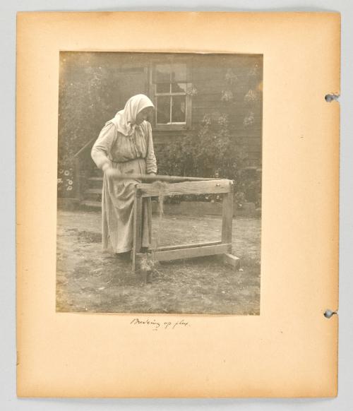 Breaking up flax [Page 18 of The Doukhobors II album]