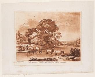 Pastoral Landscape, Plate No. 83 from the Liber Veritatis