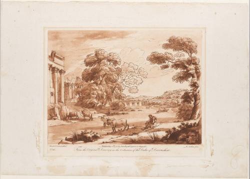 Pastoral Landscape, Plate No. 85 from the Liber Veritatis