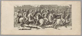 Plate 13, from The Entry of the Emperor Sigismund into Mantua, after friezes in the Palazzo del Te, Mantua