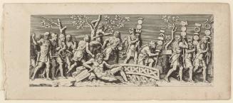 Plate 10, from The Entry of the Emperor Sigismund into Mantua, after friezes in the Palazzo del Te, Mantua