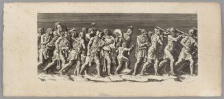 Plate 5, from The Entry of the Emperor Sigismund into Mantua, after friezes in the Palazzo del Te, Mantua