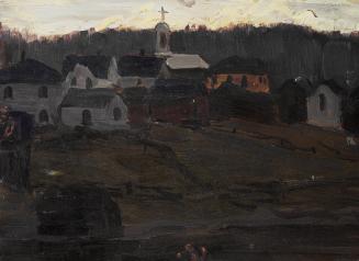 German Village (recto); Untitled Landscape (verso)