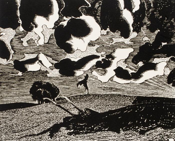 Autumn Sunset from Canadian Drawings/Prints by Members of the Group of Seven Portfolio