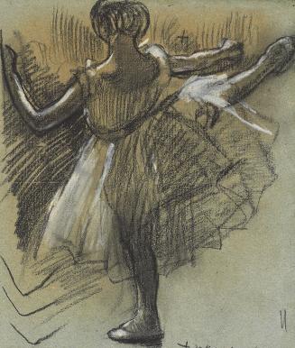 Danseuse Vue de Dos. 'Grand Battement à la Seconde'