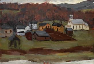 Laurentian Village (recto); By Canoe Lake, Algonquin Park (verso)