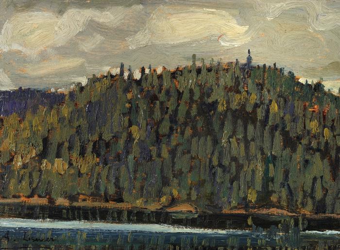 Sketch for "Sombre Hill, Algoma"