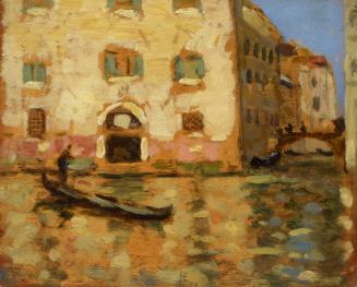 Canal with Gondola, Venice