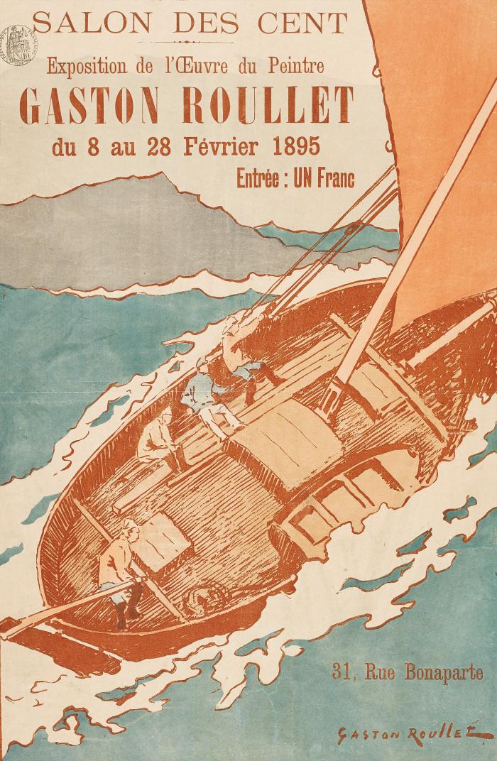 Poster for the 9th exhibition of the Salon des Cent, 8-28 February, 1895
