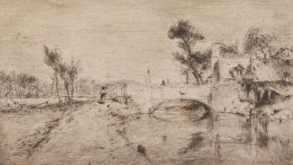 Landscape with Bridge, Millgale, Aylsham