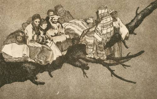 Ridiculous folly (Disparate ridiculo)  Plate 3 from "Los Proverbios"