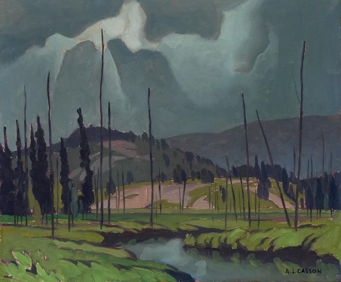 Thunderstorm, Norway Creek, Algonquin Park