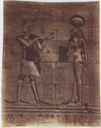 Bas-relief du temple de Horus