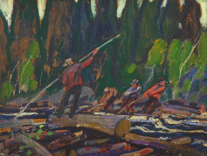 Logging, Nova Scotia, Near Bedford