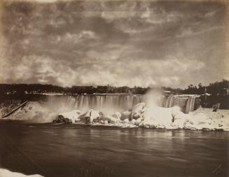 American Falls in winter, Niagara Falls, New York