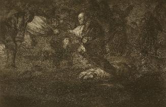 Funereal folly (Disparate funebre)  Plate 18 from "Los Proverbios"