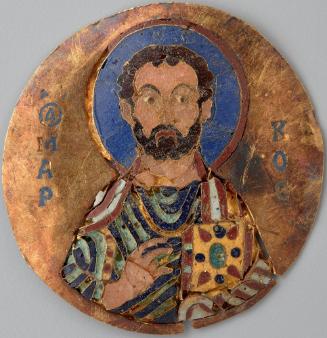 One of Two Medallions: St. Mark