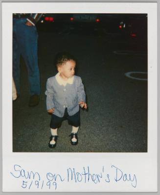 Sam on Mother's Day, 5/9/99