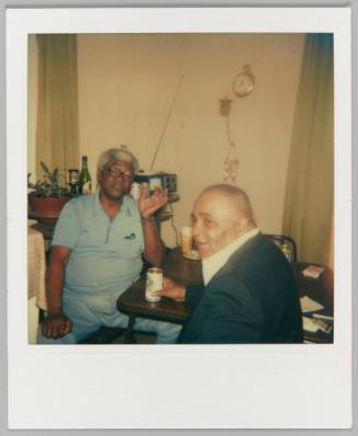 Rudy Birthday [Two men drinking beer and playing cards]
