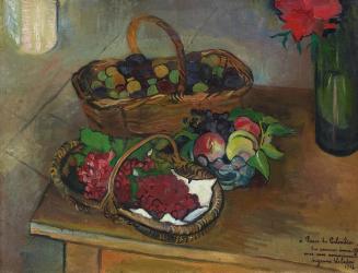 Nature morte aux fruits et aux fleurs