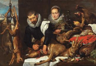 Evisceration of a Roebuck with a Portrait of a Married Couple