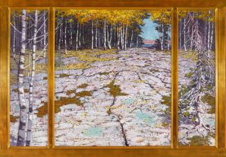 Autumn Forest with Glaciated Bedrock, Georgian Bay