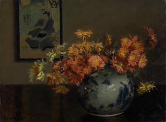 Chrysanthemums, A Japanese Arrangement