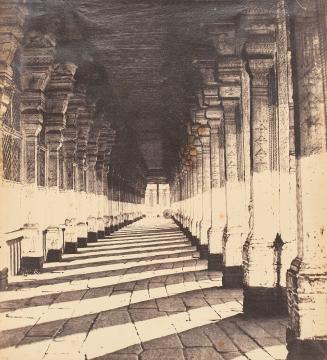 Madura. Trimul Naik's Choultry, Side Verandah from West