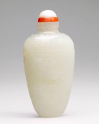 Snuff Bottle with a Floral Design