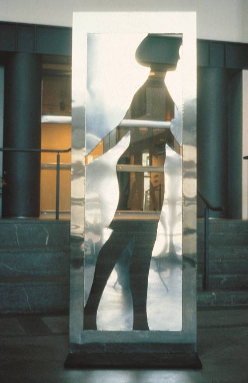 Expo Walking Woman, Negative Figure