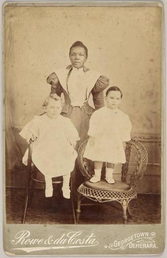 Nannie with Children, Georgetown, British Guiana